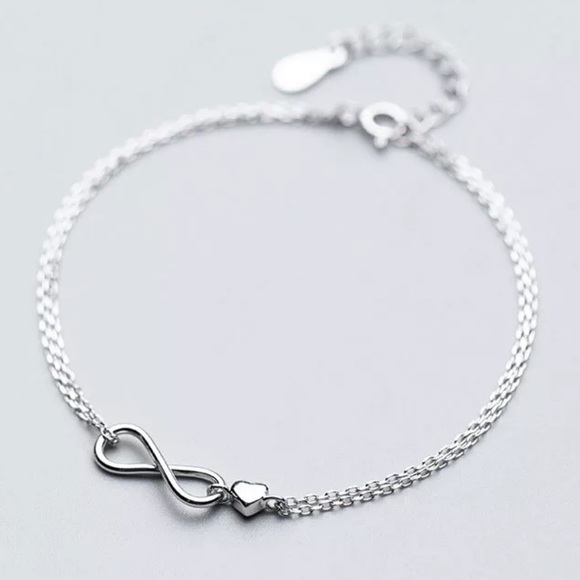Jewelry - NEW DOUBLE LAYER 925 STERLING SILVER BRACELET, NICE BRACELET, CUTE BRACELET